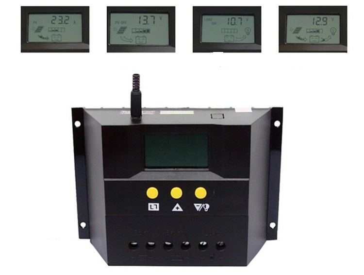 คอนโทรลเลอร์ ชาร์จเจอร์ ( Solar Charger ) 80A 12V / 24V Auto ( SOLAR80 )