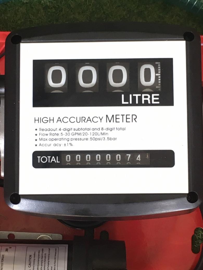 ปั๊มดูดน้ำมันอัตโนมัติ DC12V รุ่น DFCD40 ( มีมิเตอร์ )