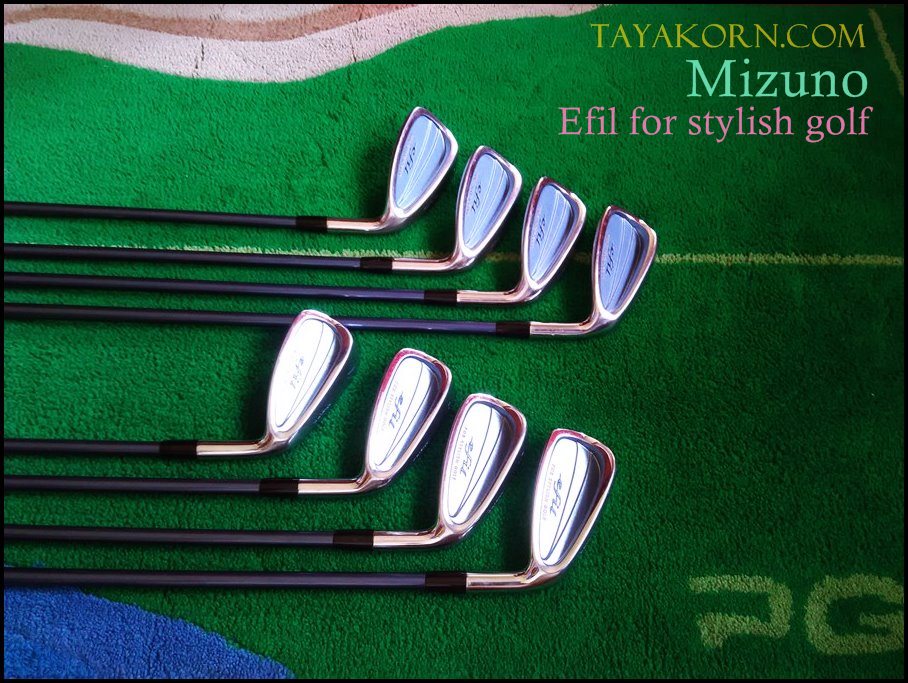 ขายชุดเหล็กMizuno รุ่น Efil for stylish golf 8 ชิ้น (USED)