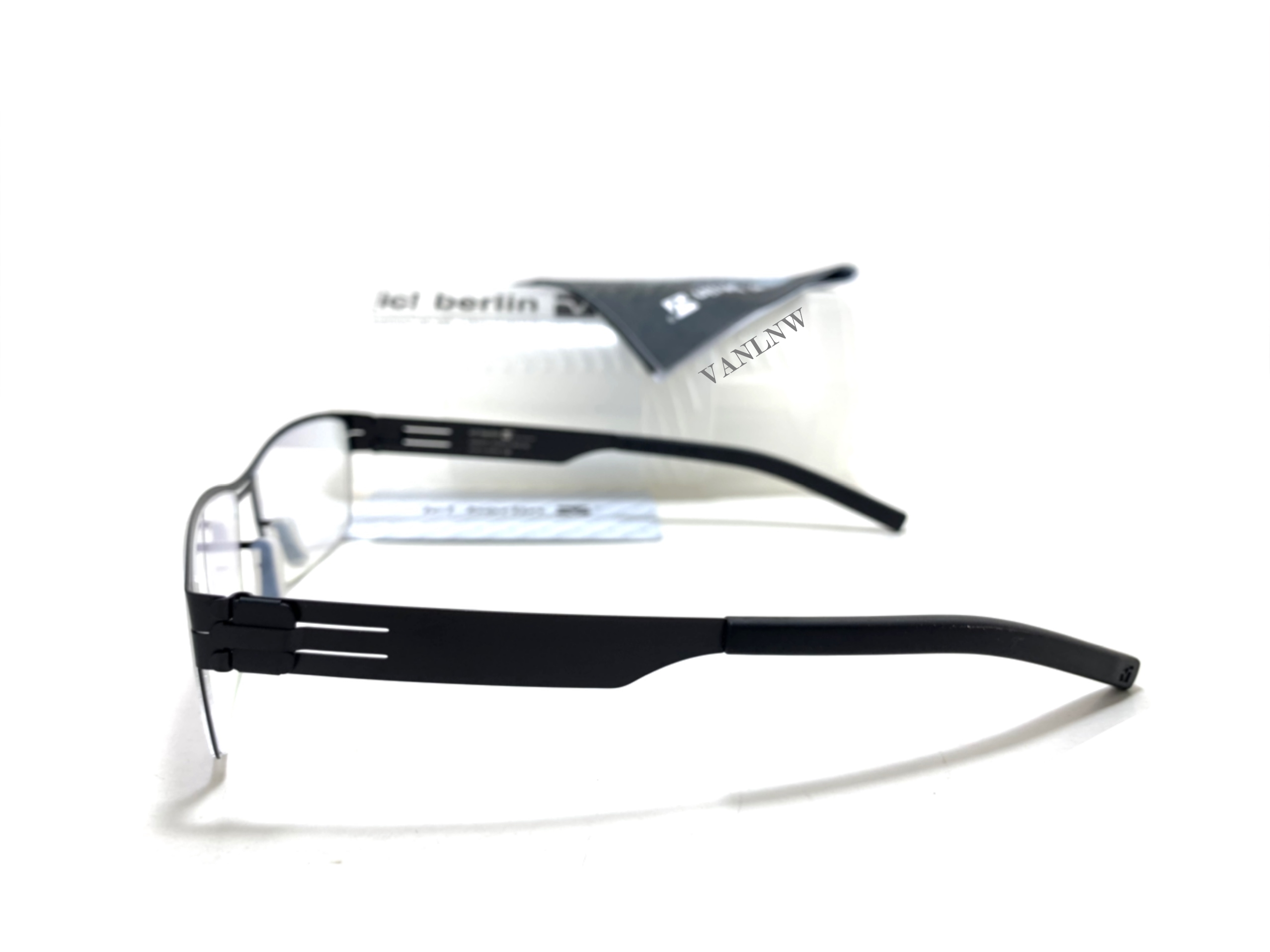 แว่นสายตา ic berlin model sanetsch black 57-17 <ดำ>