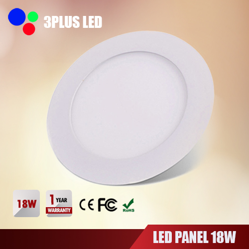 LED Downlight Panel 18W-กลม