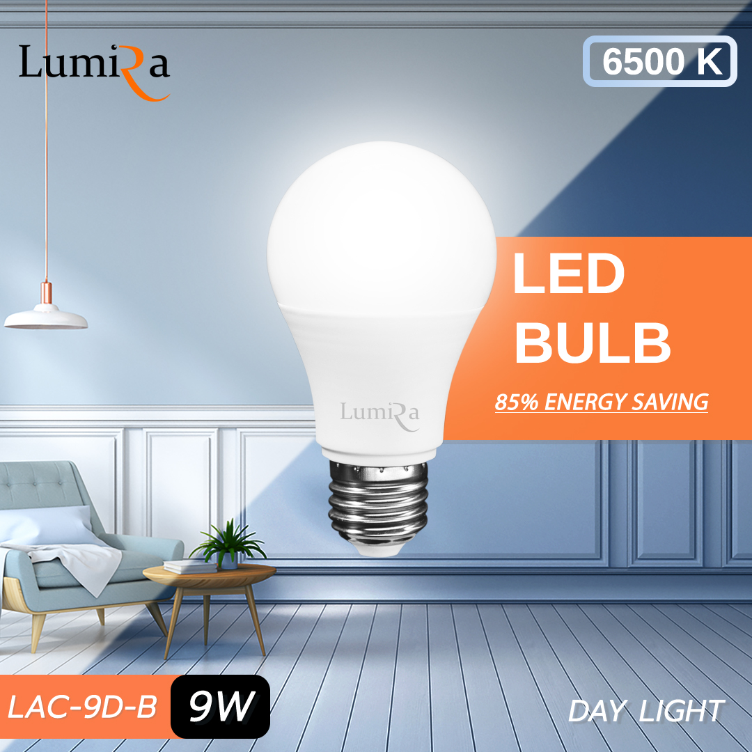LUMIRA AC LED Bulb E27 9 Watt Daylight 6500k