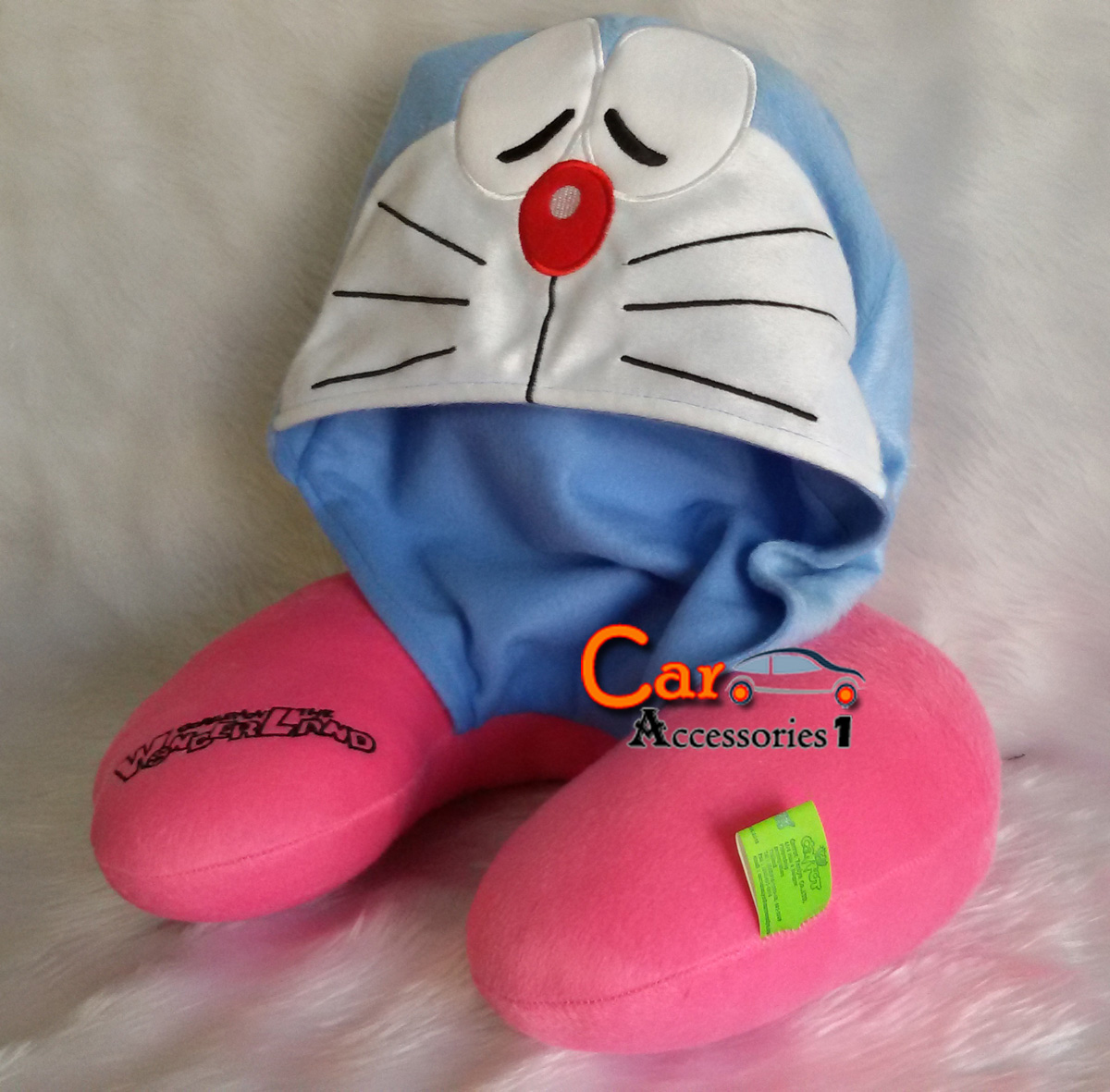 หมอนรองคอตัวยูมีฮู้ดโดเรม่อนพิงค์ ลิขสิทธิ์แท้ New arrival!