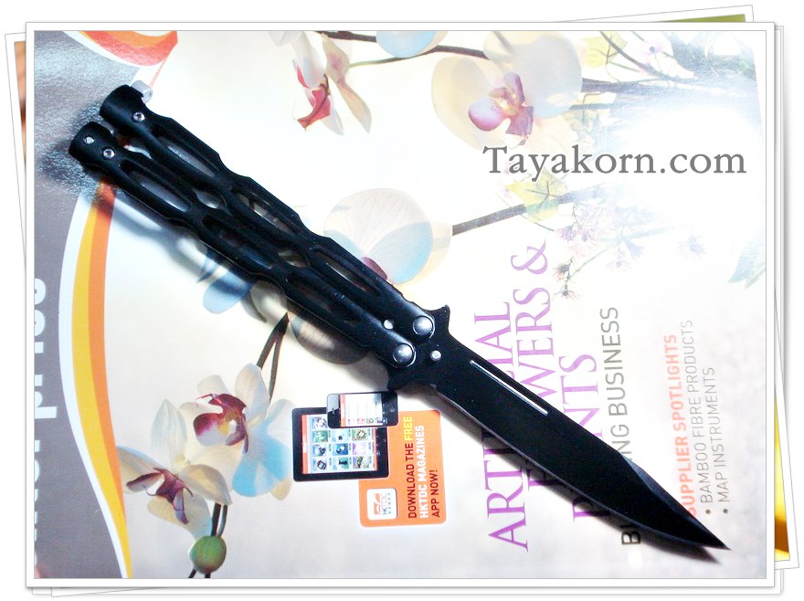 มีดควง Balisong Black Whale TK2013/00411