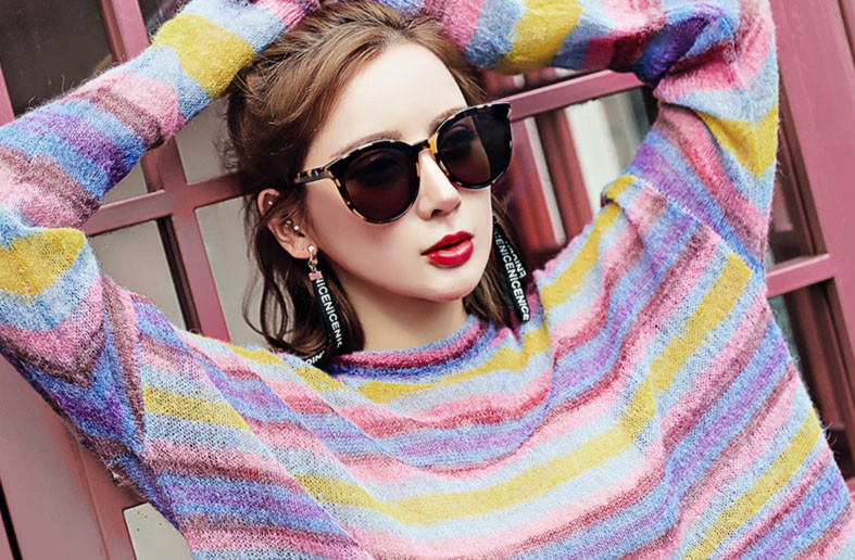 แว่นกันแดดแฟชั่น Black Peter 77685 59-18 142 <กระ>