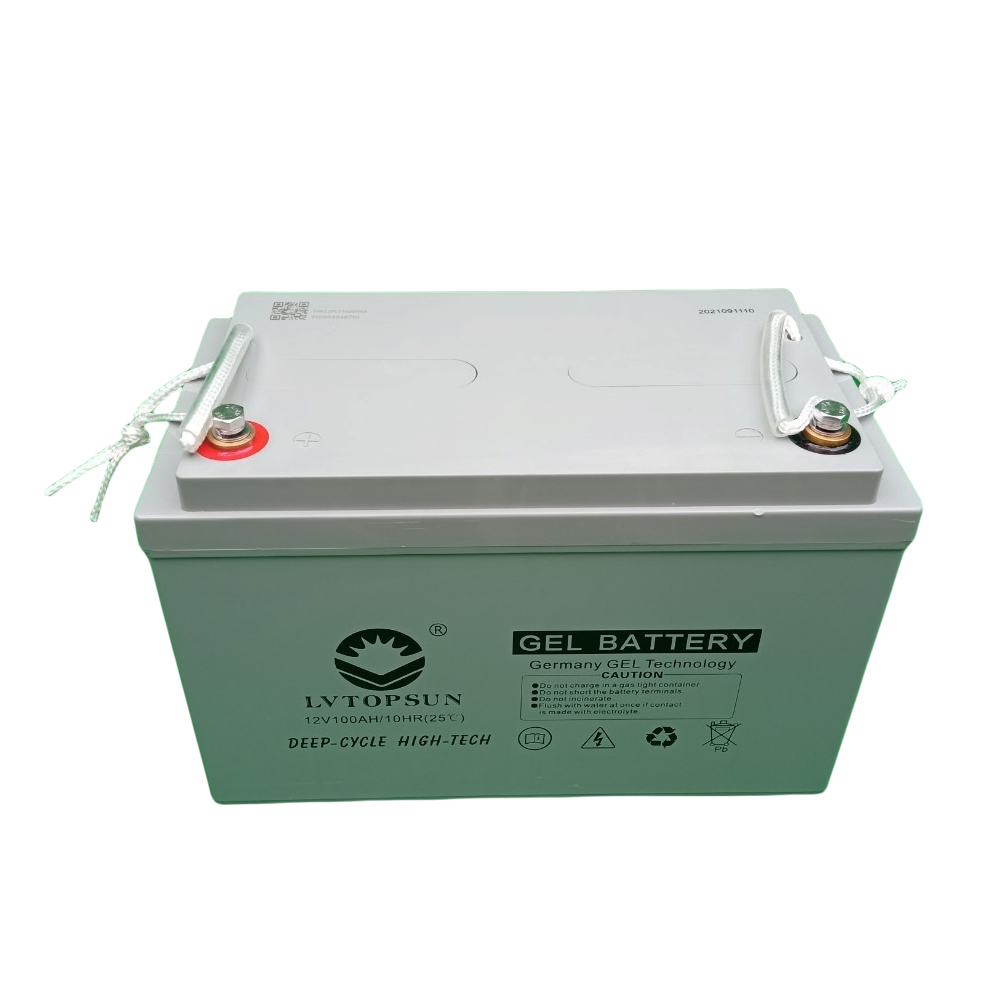 แบตเตอรี่ Deep Cycle GEL 100Ah 12V LVTOPSUN (ประกัน 3 ปี)