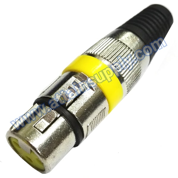 J.XLR 3P.-COLOUR/YELLOW