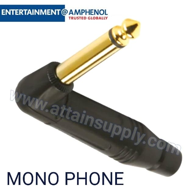 P.PHONE MONO-BEND/AMPHENOL-ACPM-RB-AU