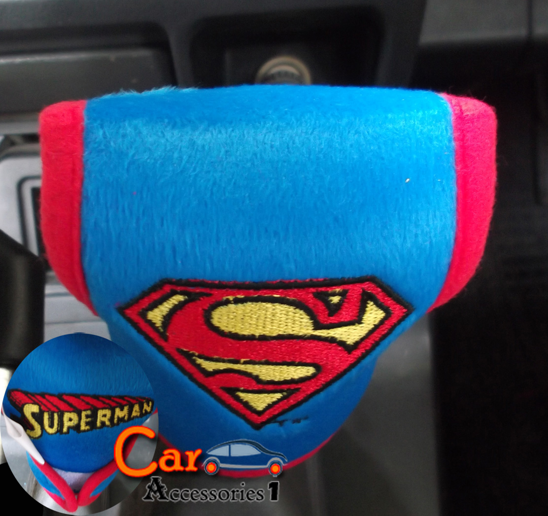 หุ้มเกียร์ออโต้แบบมีปุ่มกดด้านข้างซุปเปอร์แมน Superman สินค้าลิขสิทธิ์แท้