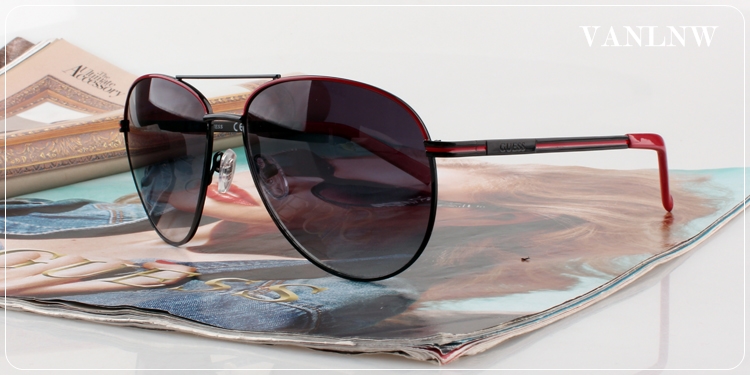 แว่นกันแดด Guess Sunglasses รุ่น GUF 57-16 135 *2 <แท้ 100%>