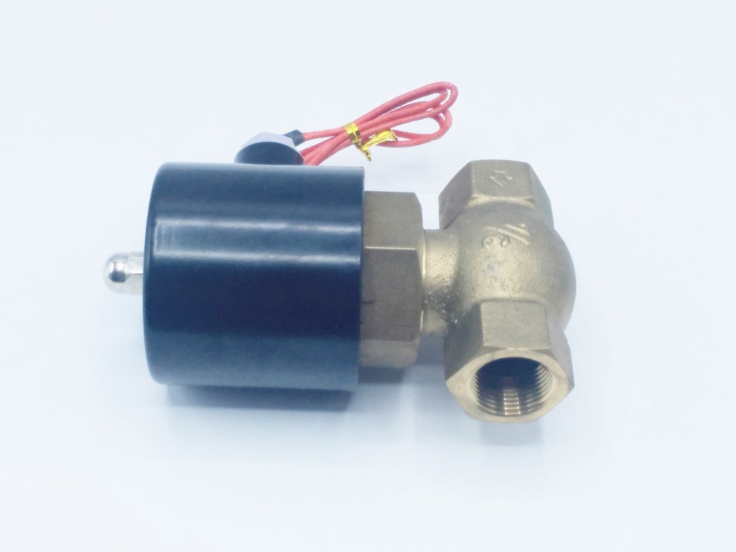 no brand โซลินอยด์วาล์ว วาวล์น้ำ วาล์วลม วาล์วไฟฟ้าสตรีม 3/4 นิ้ว 220 โวลต์ ทนอุณหภูมิ 185 องศาเซลเซียส ทองเหลือง