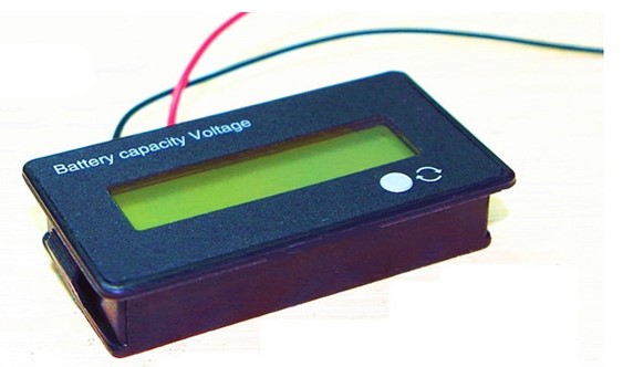 เครื่องวัดค่า % และวัดโวลต์แบตเตอรี่ 24V