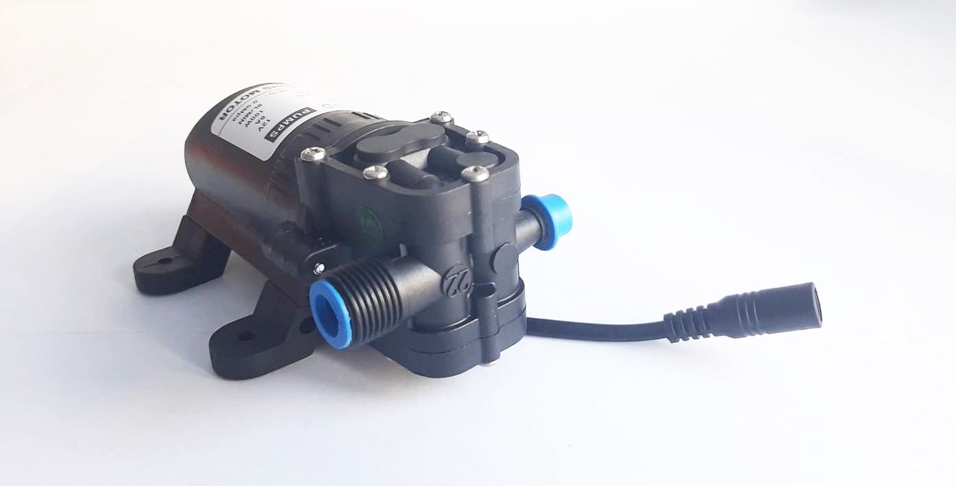 GOOD PUMPS ชุดปั๊มล้างรถ DC 12V 9 บาร์ 100W (NO Pressure switch)