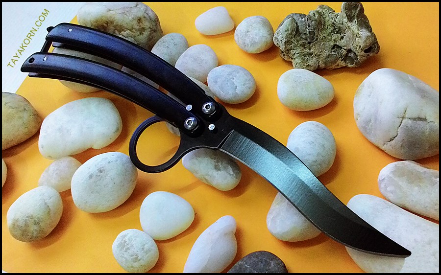 มีดซ้อมควง ลูแปงบาลิซอง Lupin Balisong Trainer Knife TKBS-LP7TR