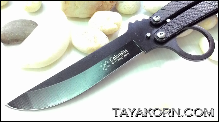 มีดควง แบล็คค็อปบร้า บาลิซอง Black Cobra Balisong Knife TKBS-CB8