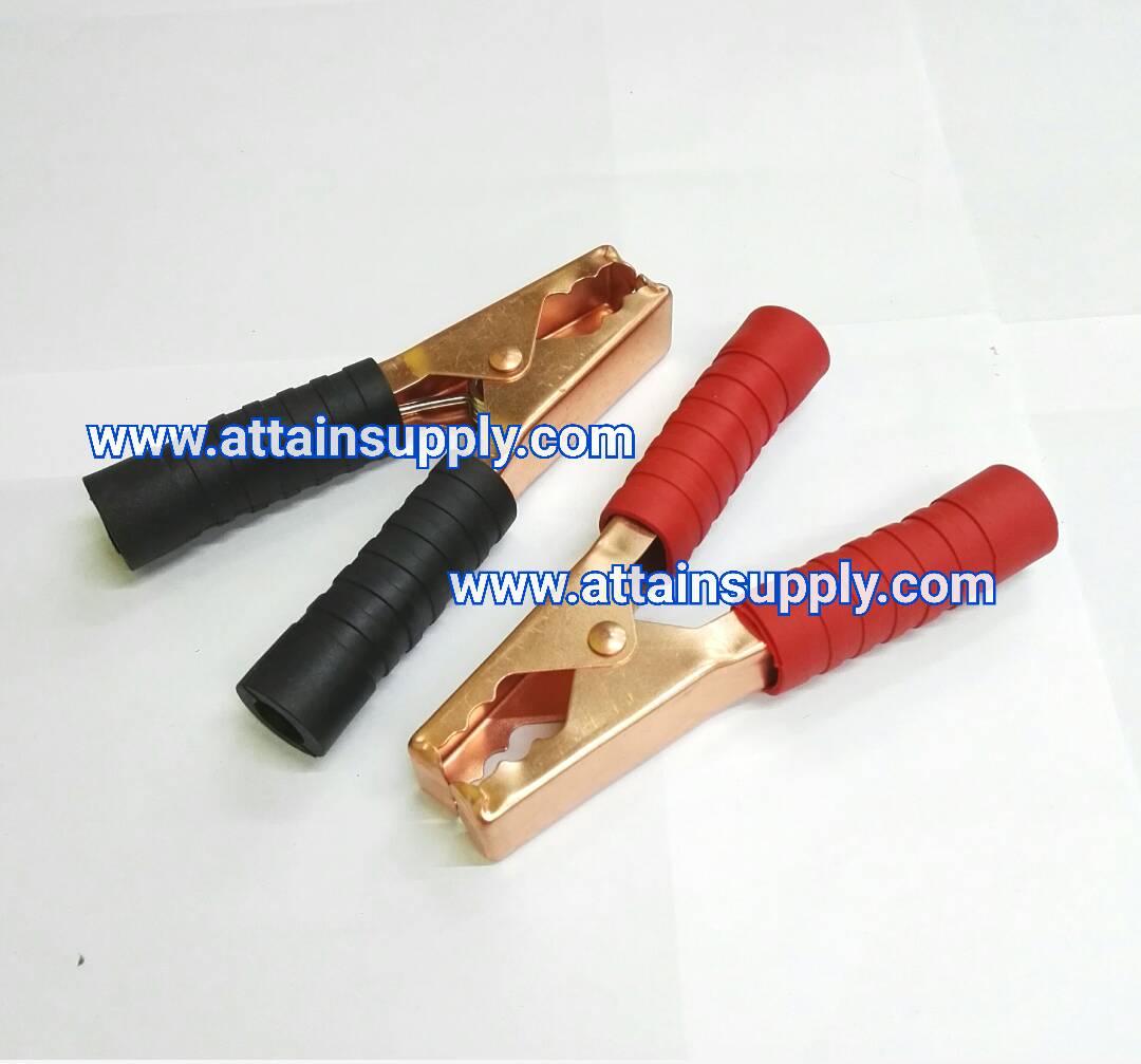 เซตปากคีบแบต 200AMP./สีดำ-แดง
