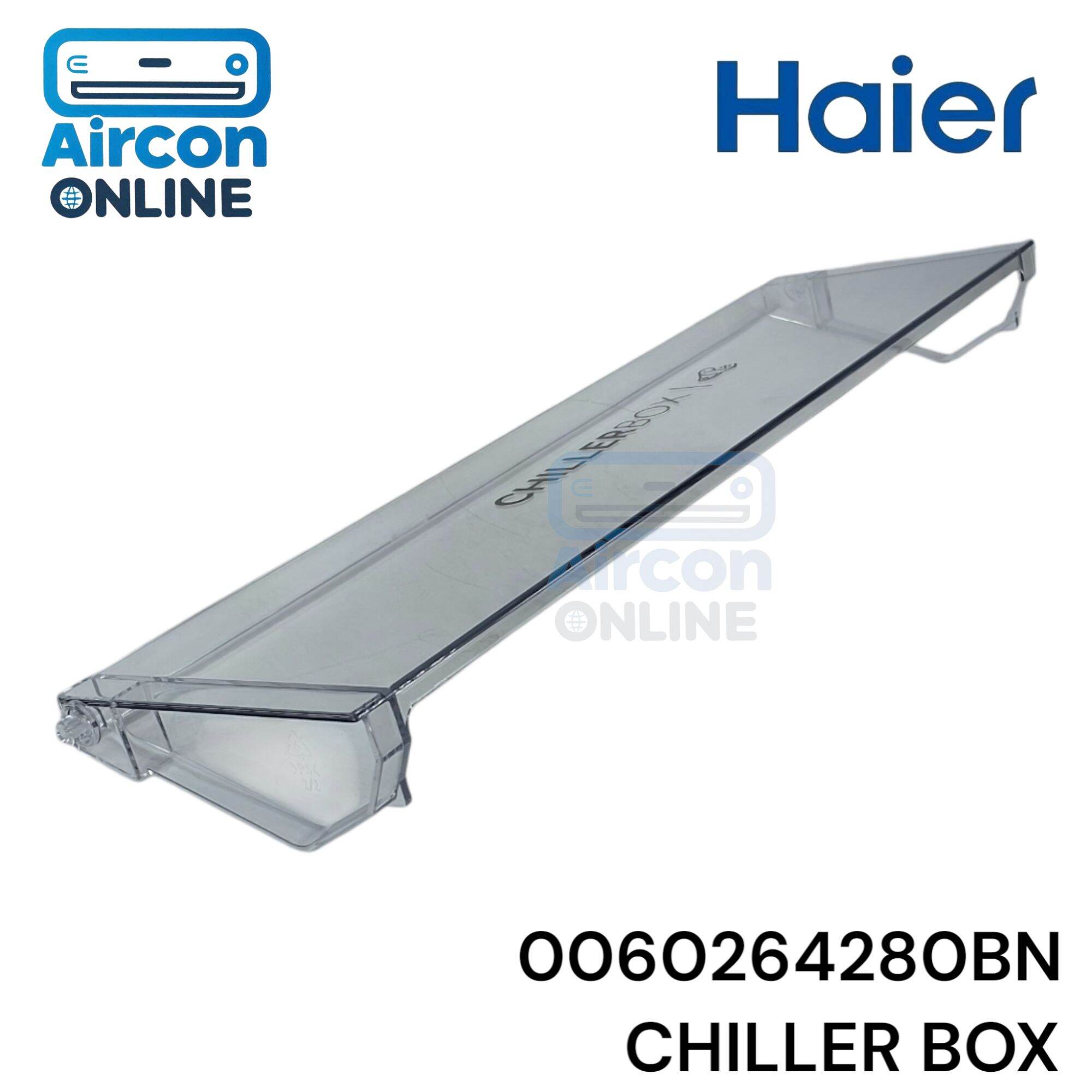 ฝาปิดถาดรองใต้ช่องฟรีส ตู้เย็น HAIER รุ่น EHRT207ONL รหัส 0060264280BN ( 4280BN ) ของแท้ ใหม่ มือ1