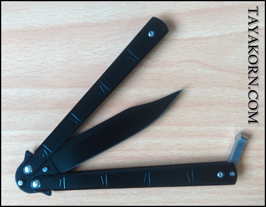 มีดบาลีซอง Black Bamboo Balisong TKBS15NV