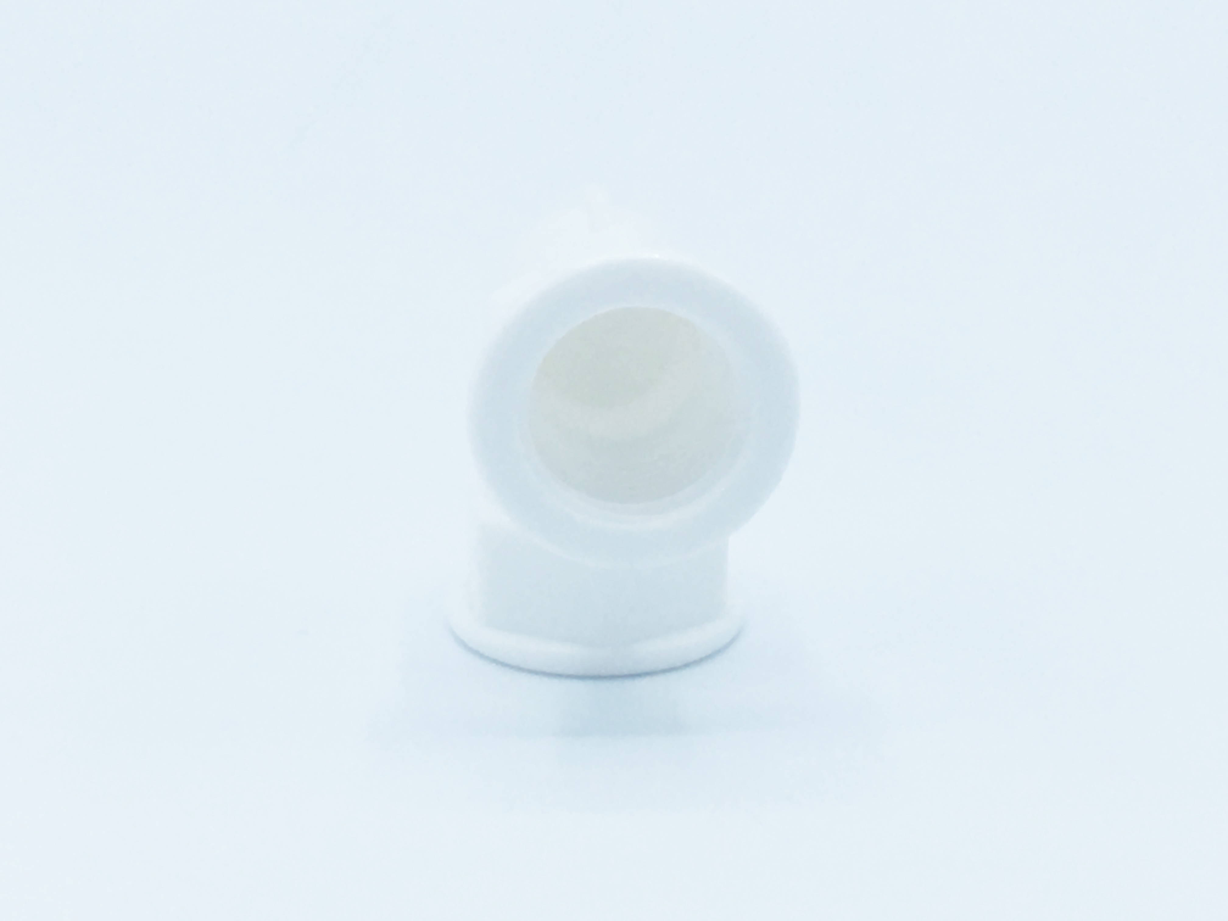 ข้อต่องอ 90 เกลียวใน 1/2 นิ้ว สีขาว