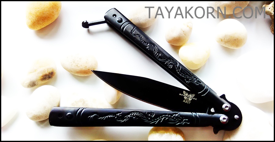 มีดบาลีซอง Black Dragon Balisong TKBS14NV