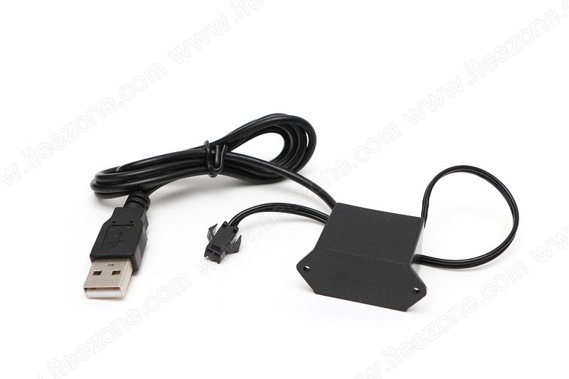 EL Wire USB Adapter - ตัวแปลงใช้ไฟ EL Wire กับ USB - เสียบในรถยนต์ คอมพิวเตอร์ได้