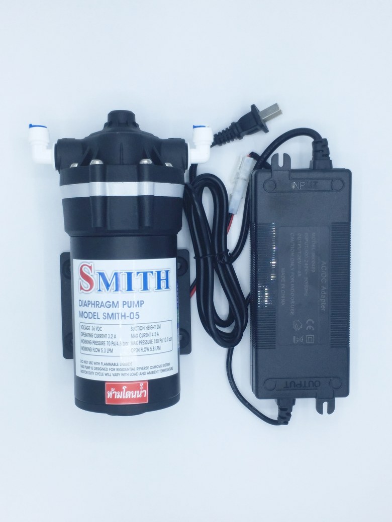 เครื่องพ่นหมอก SMITH รุ่น SMITH-05 + Adapter 36V 5A 10.3 บาร์ 650GPD อัตรา 348 ลิตร/ชั่วโมง