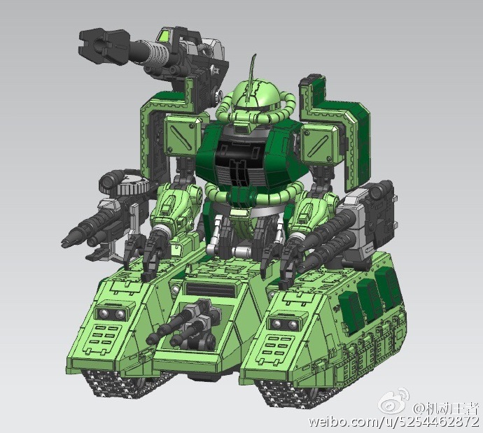 1/100 MS-06V Zaku Tank Zeon [Motor King]