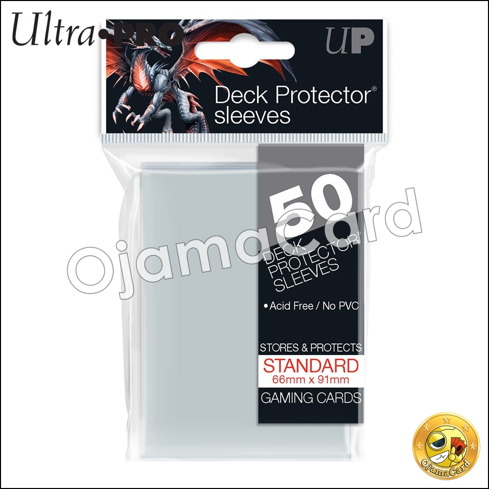 Ultra•Pro PRO-Gloss Standard Deck Protector Sleeves (50ct) — Clear