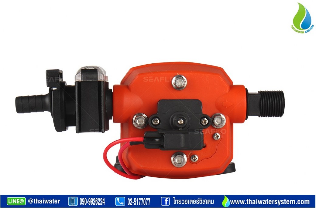 ปั๊มน้ำแบตเตอรี่ ปั๊มน้ำโซล่าเซลล์ DC12V รุ่น SEAFLO-40 แรงดัน 2.8 บาร์ อัตรา 1,020 ลิตร/ชม.