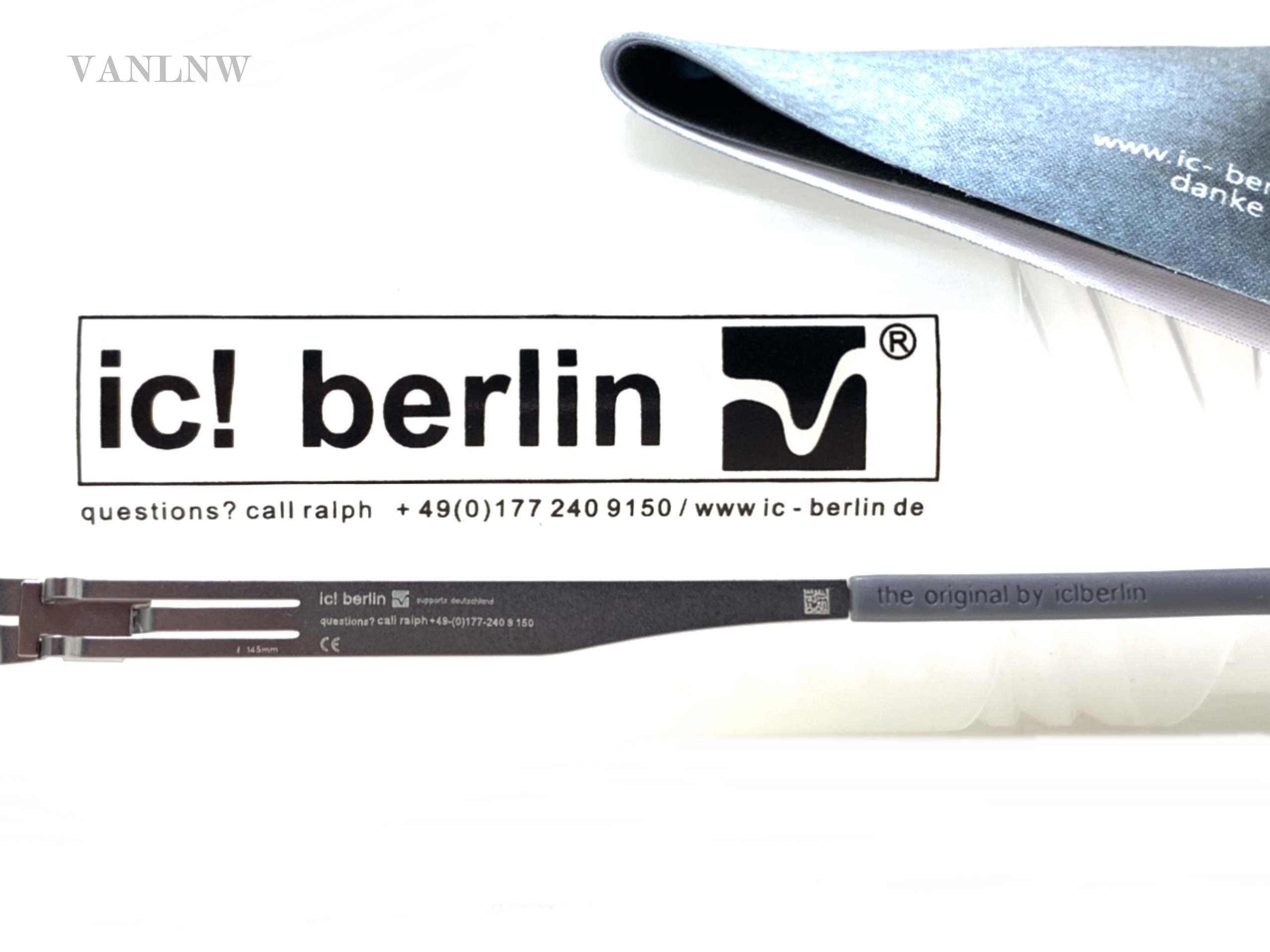 แว่นสายตา ic berlin Thomas a. chrome 56-20 <เงิน>