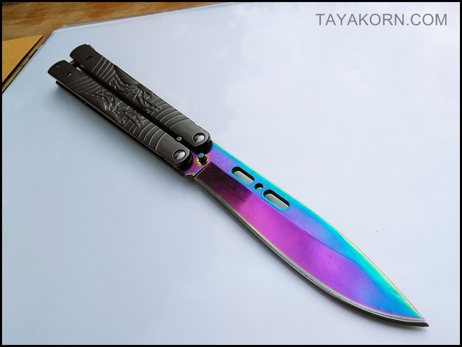 มีดบาลีซอง ซิลเวอร์สไปเดอร์ Silver Spider Balisong TKBS-BT4