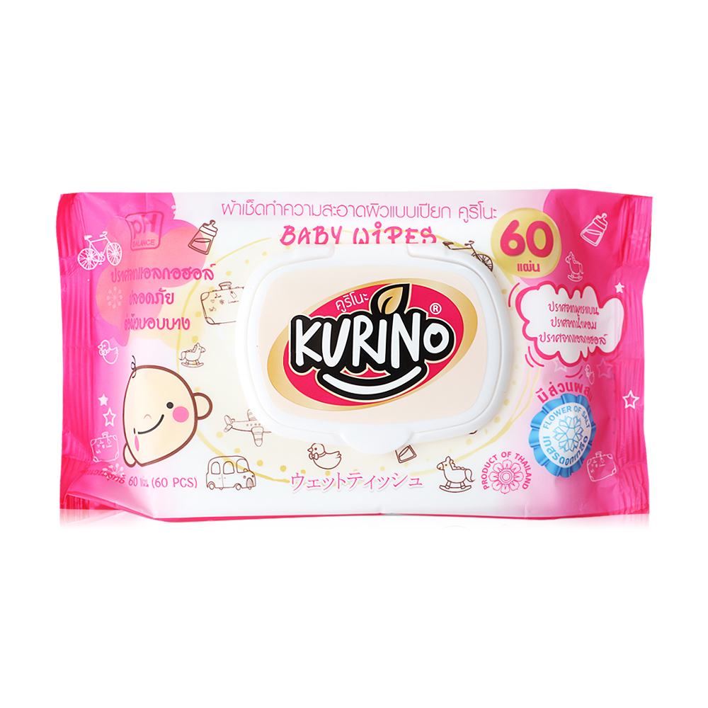 ทิชชู่เปียก คูริโนะ (1 ลัง มี 36 ชิ้น) Kurino