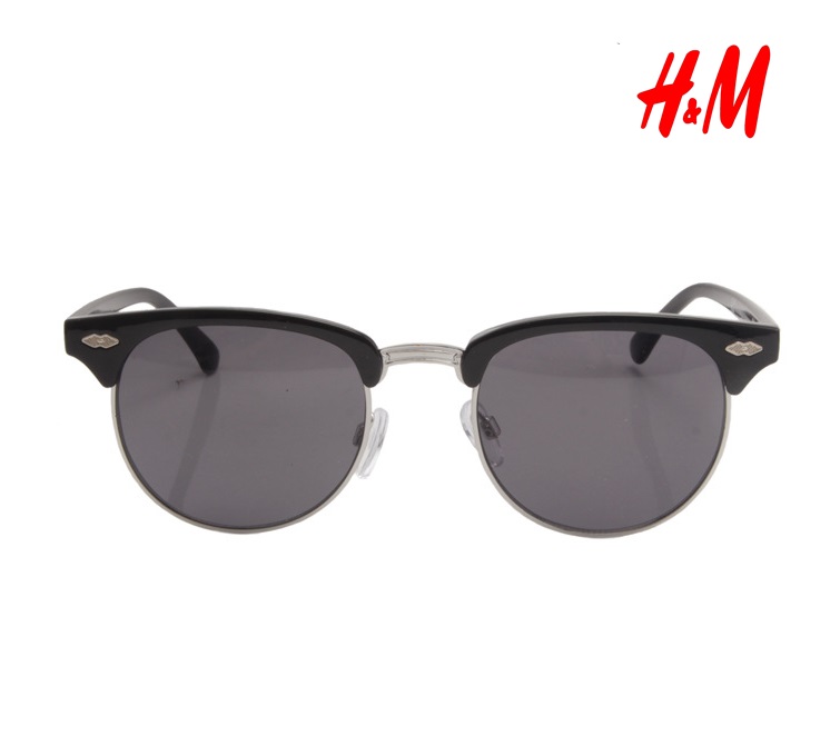 แว่นกันแดด H&M Clubmaster Sunglasses 256687 <ดำ>