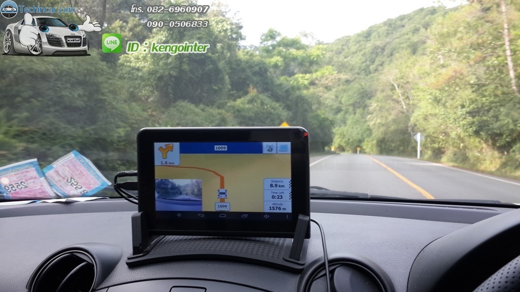 ฐานวางจอ สำหรับ GPS Android ขนาดหน้าจอ 7.0"