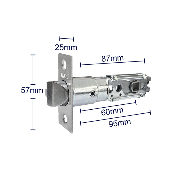 ติดตั้งฟรี!! ดิจิตอลล็อก รุ่น DLN-9925BL สีดำ ติดตั้งแทนลูกบิดเดิมได้ ISON DLN-9925BL ดำด้าน