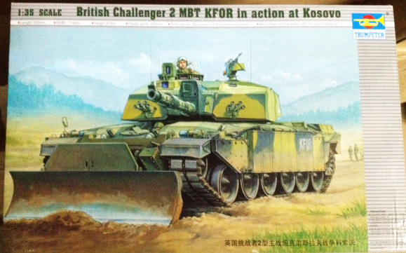1/35 British Challenger 2 MBT KFOR in action at Kosovo