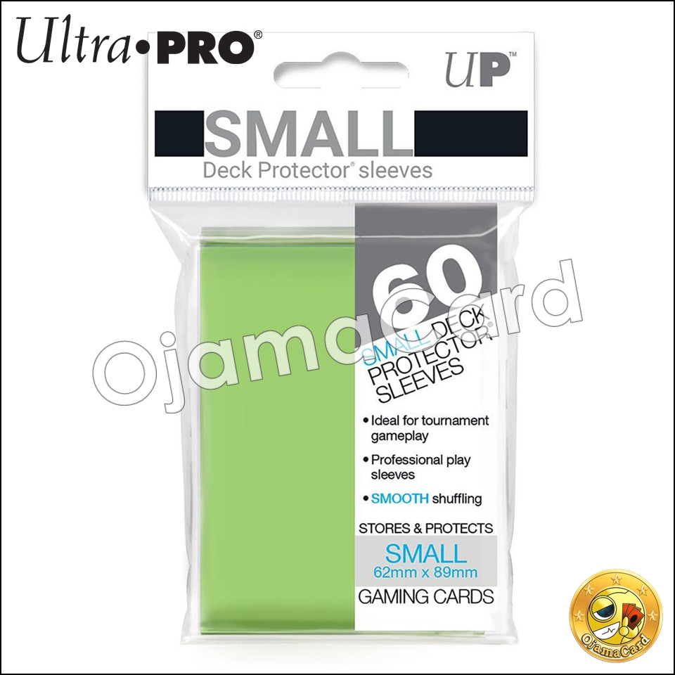 Ultra•Pro PRO-Gloss Small Deck Protector Sleeves (60ct) — Lime Green