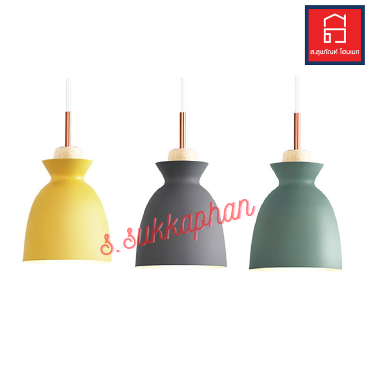 โคมไฟห้อยเพดาน Bodo Collection – 03 ขั้ว E27