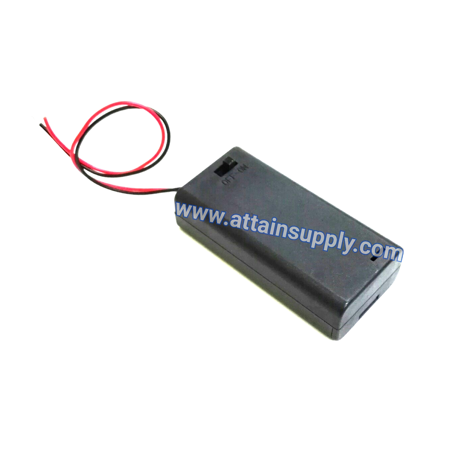 รางถ่านAA-2ช่องหน้า/แบบมีฝา