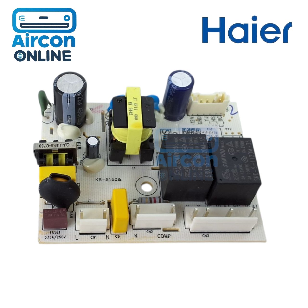 PCB ตู้เย็น HAIER รหัส 0530088056 ทดแทนพาร์ท 0530071795 ของแท้ ใหม่ มือ 1
