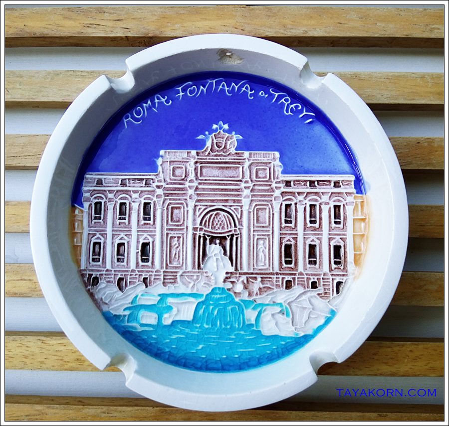 ที่เขี่ยบุทรี่เซรามิกสะสม แบบC1 Creazioni Luciano Ceramic Ashtray made in Italy