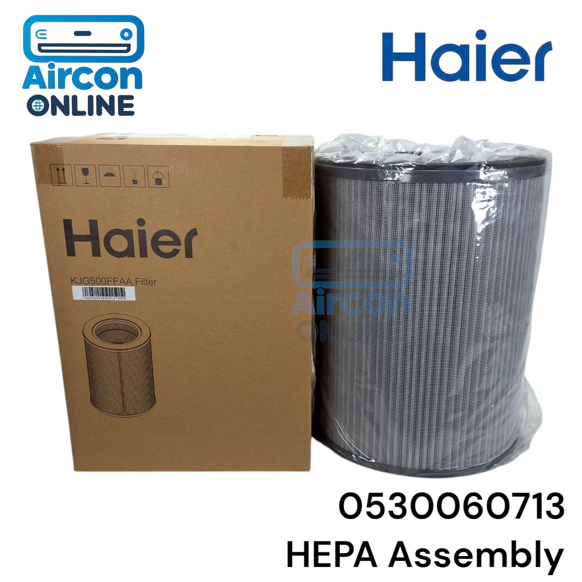 แผ่นฟอกอากาศ เครื่องฟอกอากาศ HAIER รุ่น KJG500FFAA รหัส 0530060713 ของแท้ ตรงรุ่น ใหม่ มือ 1