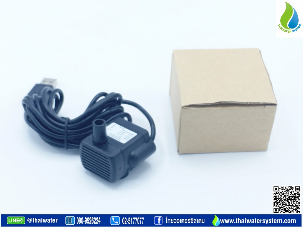 ปั๊มน้ำ DC5V USB รุ่น AD102-0510A ( ปั๊มตู้ปลา ปั๊มดูดปุ๋ย) SKU-933