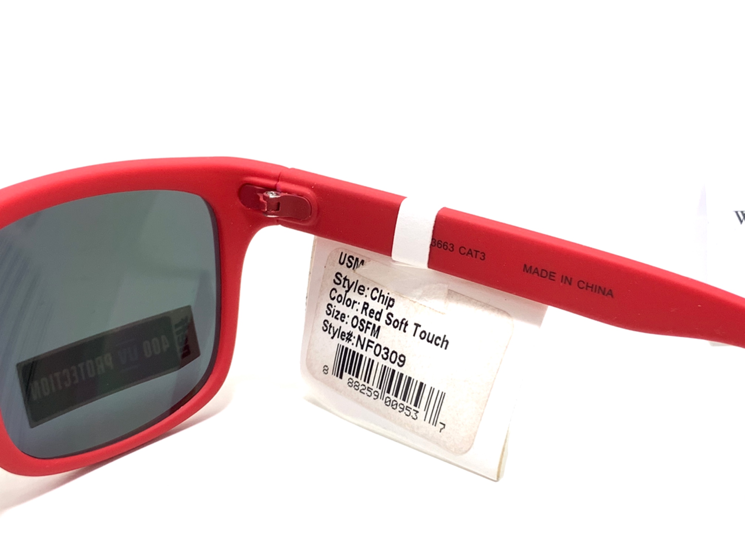 แว่นกันแดด Neff Chip Red Soft Touch NF0309 Unisex Eyewear