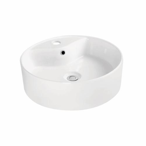 อ่างล้างหน้าบนเคาน์เตอร์ทรงกลมสีขาว รุ่น S55002/ROUND 502 สีขาว SOSUCO sosuco