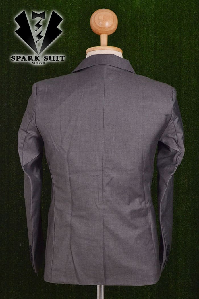 สูท,เสื้อสูท ผ้าคอตตอน เกรดA สีเทา พร้อมส่ง XL