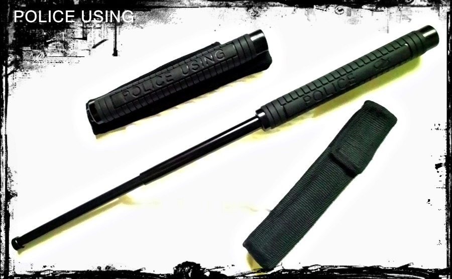 ดิ่ว 3 ท่อน(ตะบองเหล็ก3ท่อน) POLICE USING Barton 19.50 "