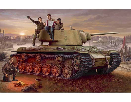 1/35 Russia KV-1 model 1942 Lightweight Cast Tank [Trumpeter]