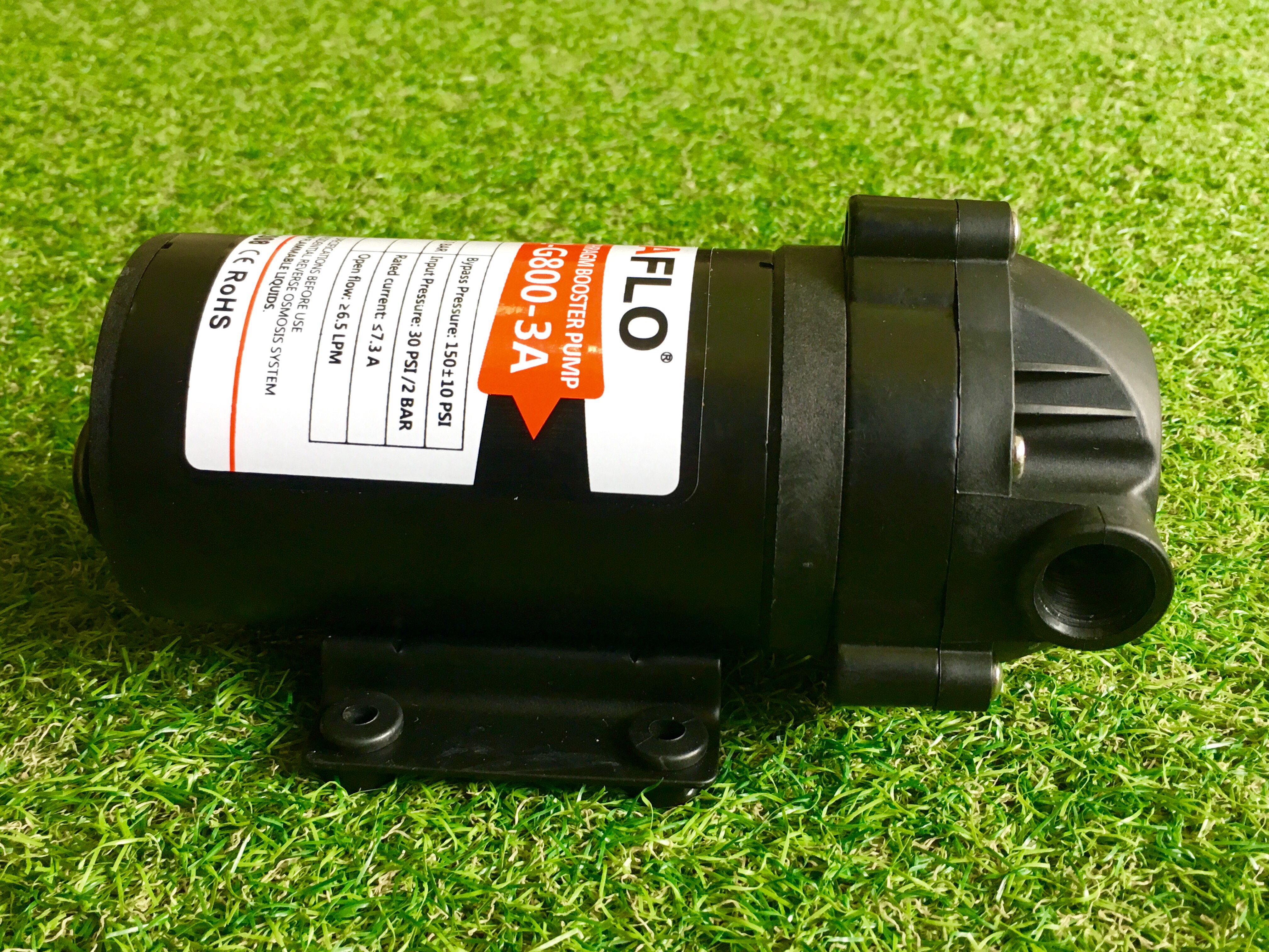 ปั๊มน้ำ ปั๊มอัดเมมเบรน เครื่องกรองน้ำ เครื่องพ่นหมอก SEAFLO RO Pump DC24V 150PSI 800G ( 10 บาร์ )