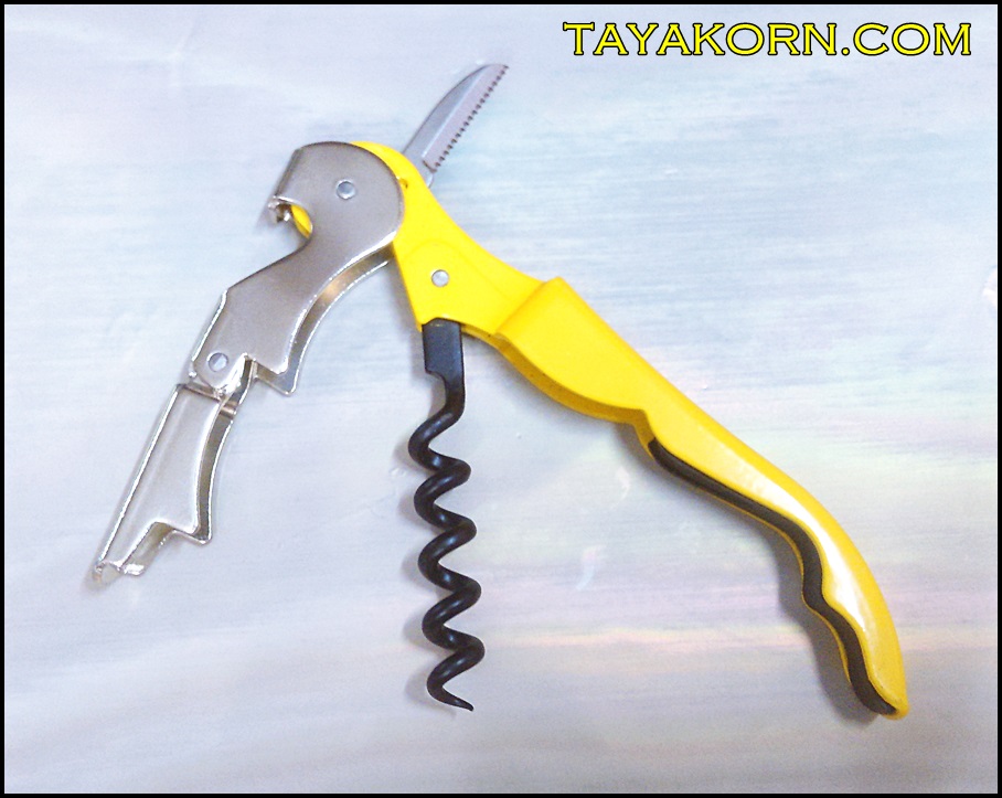 ที่เปิดขวดไวน์ / Wine Opener Hokkaido W0002 ( Yellow )